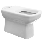 CONJUNTO Inodoro Largo Dama Senso + Deposito de Apoyar Dama Senso + Bidet Dama Senso 1 Agujero