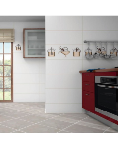 Cerámica 28x85 Net Blanco Satinado 1ra