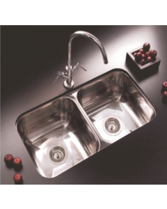 Pileta para Cocina Doble C37/18 70.8x37x18