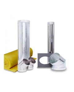 Kit Complemento Tromen Salida de Pared 10' Inoxidable