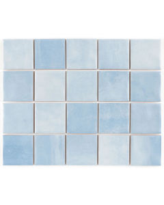 Cerámica 7.5x7.5 Noronha Agua Mesh 1ra