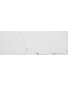 Cerámica 31.6x90 Marmol Carrara Blanco Rect 1ra