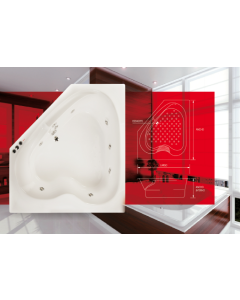 Hidromasaje Shawer Alba 150x150 Acrílico